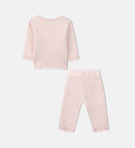 Cotton Cardigan Pants Set