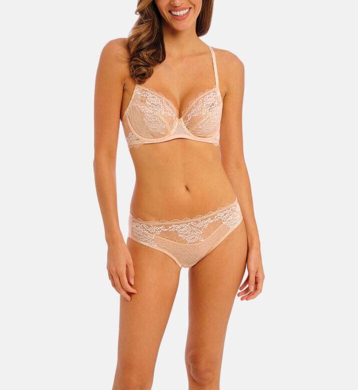 Wacoal Perfect Classic Underwire Bra, Nude, 85, F, Model View