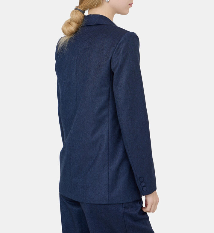 Twill Double-breasted Jacket