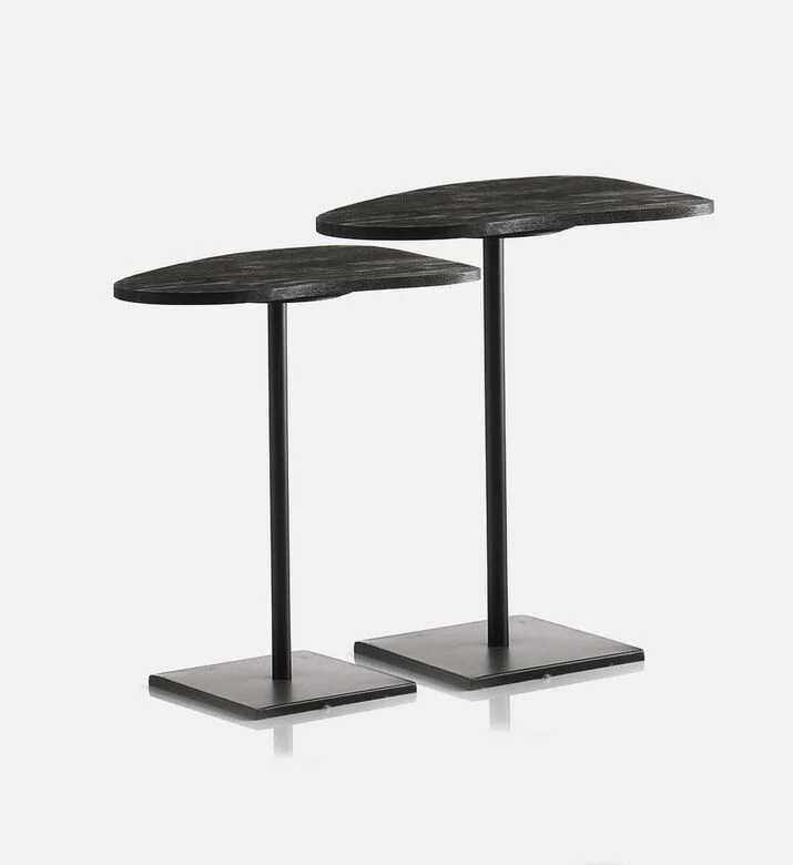 Home Deco and More Ying Metal Side Table 2-piece Set, Packshot View