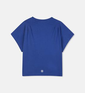 تيشيرت قصير الأكمام بطبعة خلفية