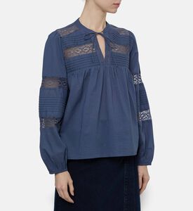Ba and Sh Top Nami, Blue, L, Model View