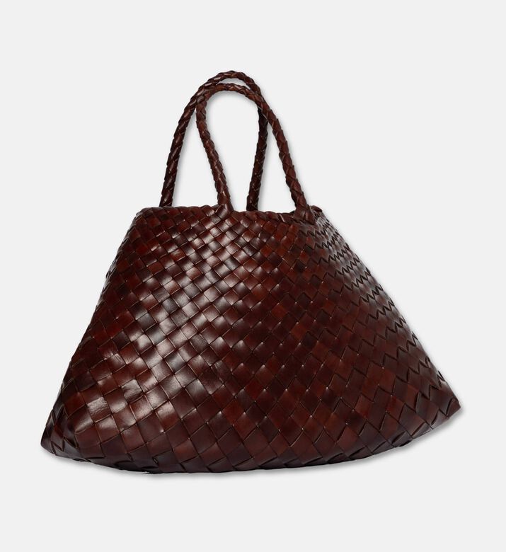 Dragon Diffusion Santa Croce Small Leather Bag, Brown, Packshot View