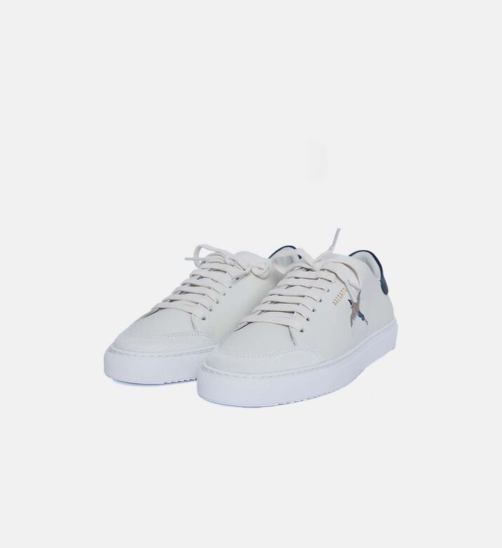Axel Arigato Clean 90 Bird-embroidery Sneakers, White, Eu-44, Packshot View