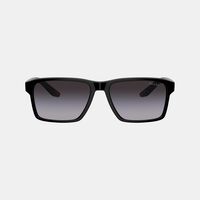 Acetate Rectangular Stripe Design Sunglasses 58
