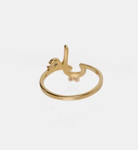 Gold Ali Rhinestones Ring Gold Ali Rhinestones Ring