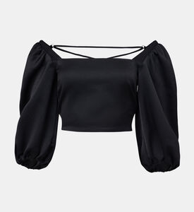 Doja Lace-up Back Crop Top Doja Lace-up Back Crop Top