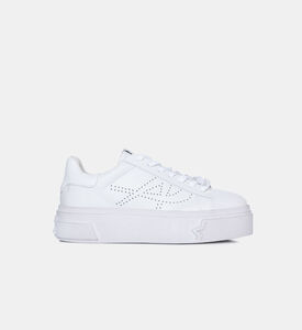 Santana Leather Perforated-logo Sneakers Santana Leather Perforated-logo Sneakers