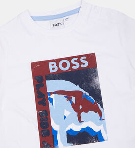 Baby Boy Illustrated Jersey Shirt