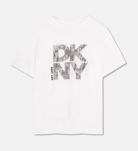 DKNY Logo-print Straight Hem T-shirt, Packshot View