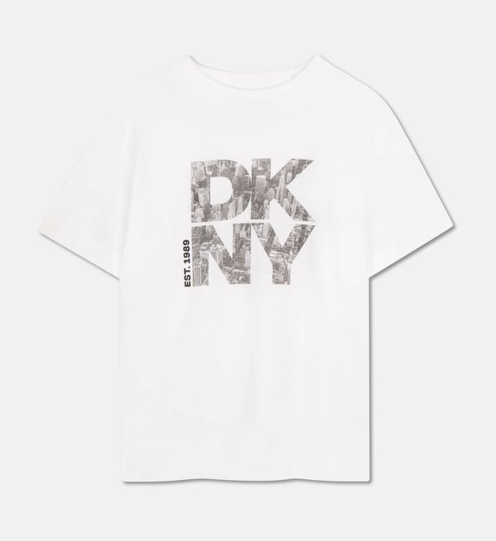 DKNY Logo-print Straight Hem T-shirt, Packshot View