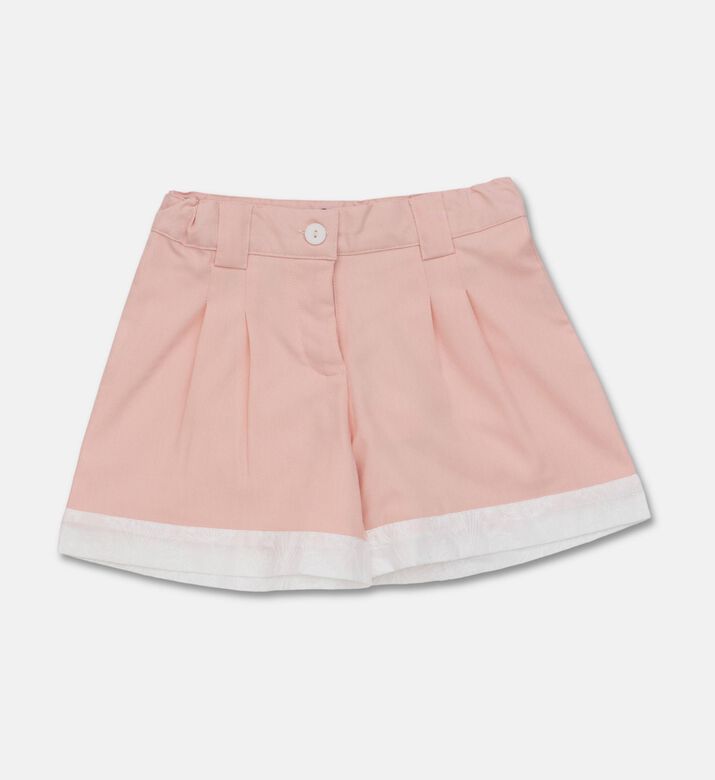 Jules & Juliette Paris Lace-trim Pleated Shorts, Packshot View
