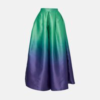 Metallic Jacquard Flare Pants