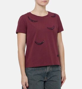 Zadig et Voltaire Ts, Burgundy, L, Model View