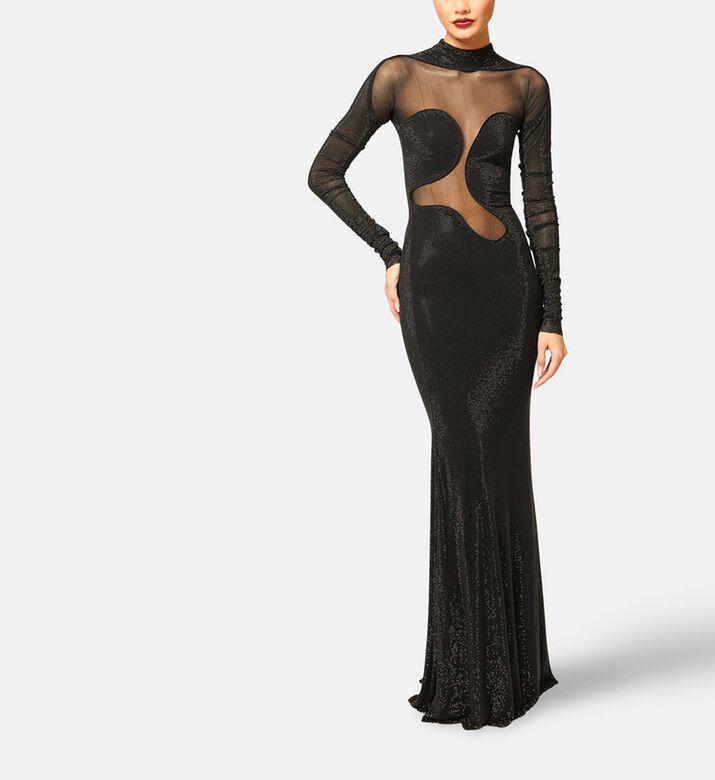 Zeena Zaki Dress Long, Model View