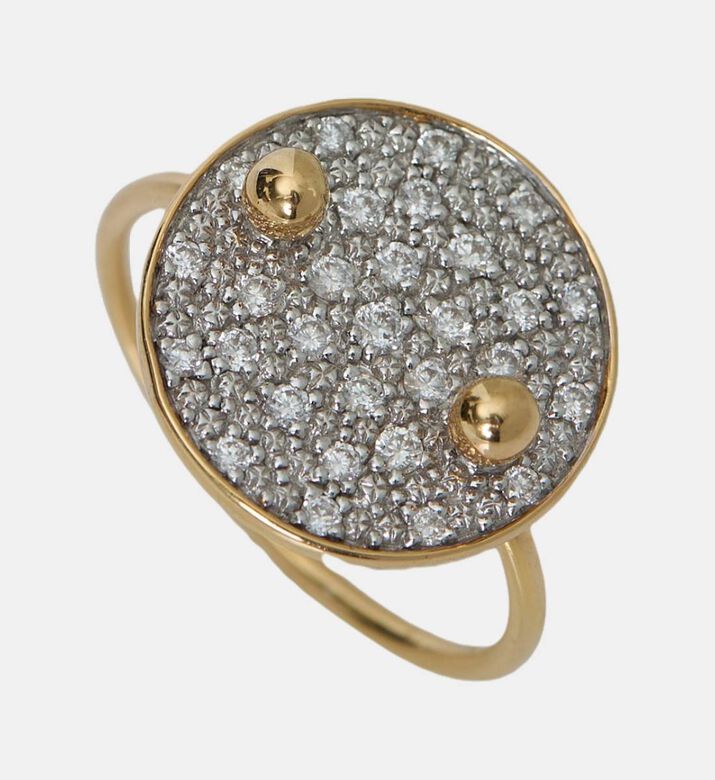Large Galaxy Diamond Ring - 18k