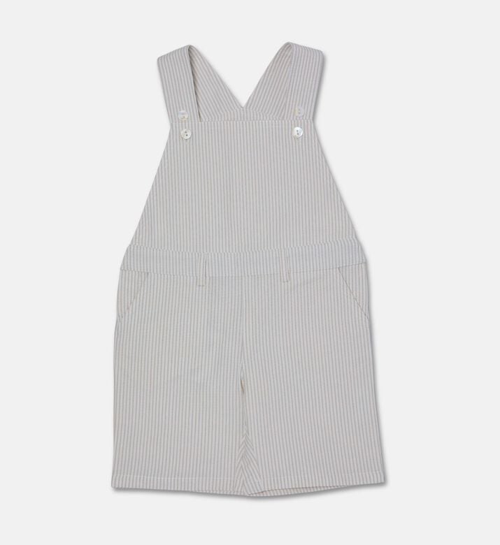 Jules & Juliette Paris Cotton Striped Dungaree, Packshot View