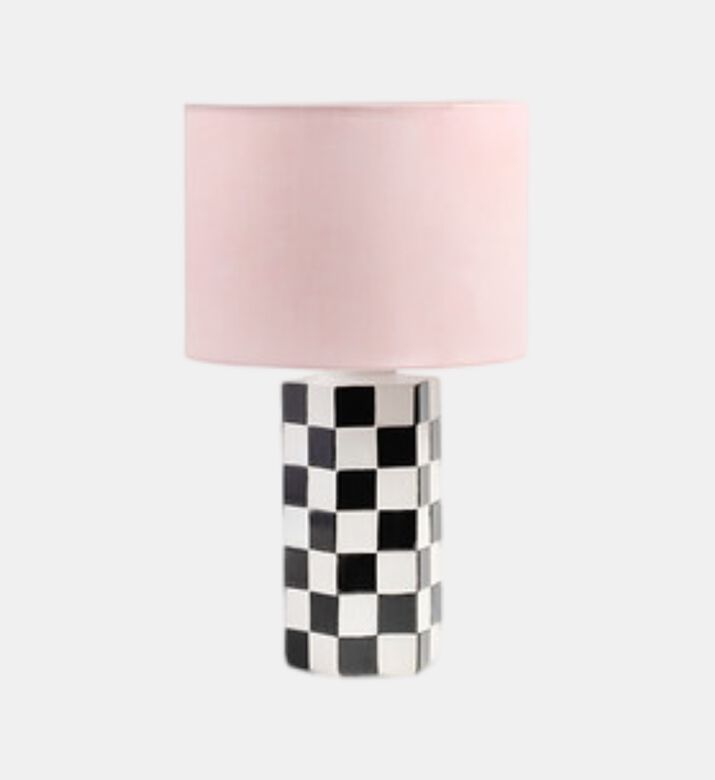 Classic Checkered Pattern Lamp
