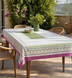 Baci Milano Amazzonia Rectangular Tablecloth, Model View