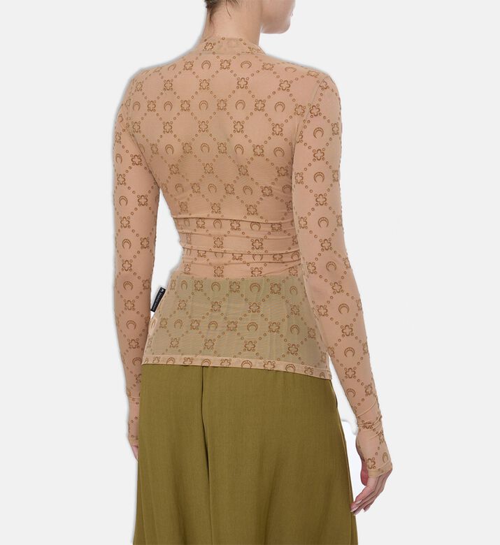 Marine Serre Top Moonogram, Model View