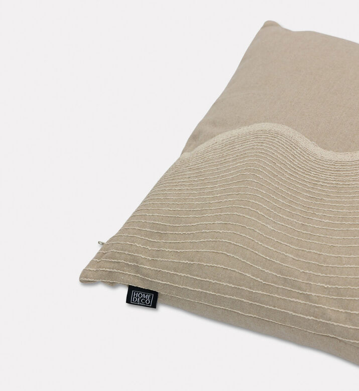 Home Deco and More Waves Applique Design Cushion, Packshot View