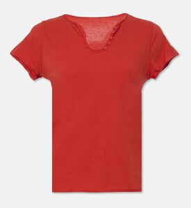 Zadig et Voltaire Fishnet U-neck T-shirt, Packshot View