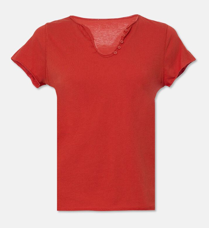 Zadig et Voltaire Fishnet U-neck T-shirt, Packshot View