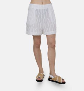 شورت بحزام خصر مطاطي