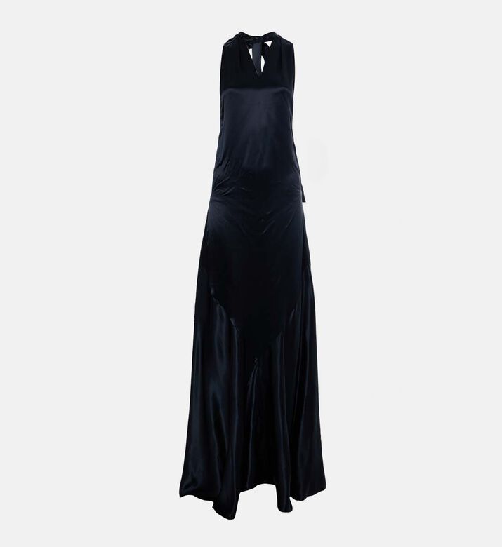 V-neck Sleeveless Flared Dress