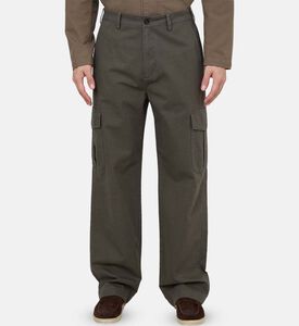 بنطال كارجو غير رسمي واسع الساقين