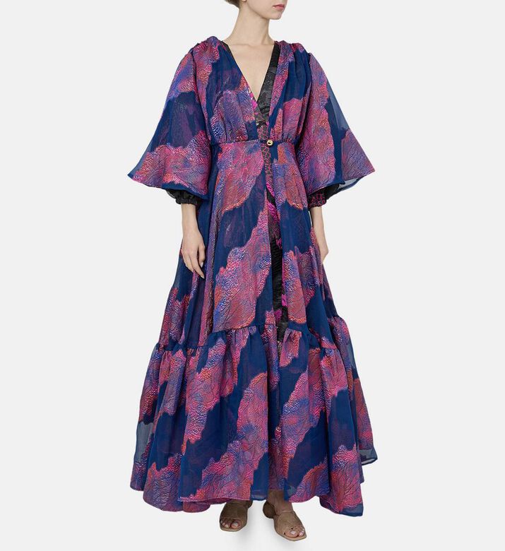 All-over Print Flared Dress