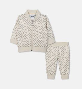 طقم جاكيت بومبر بنقشة هندسية