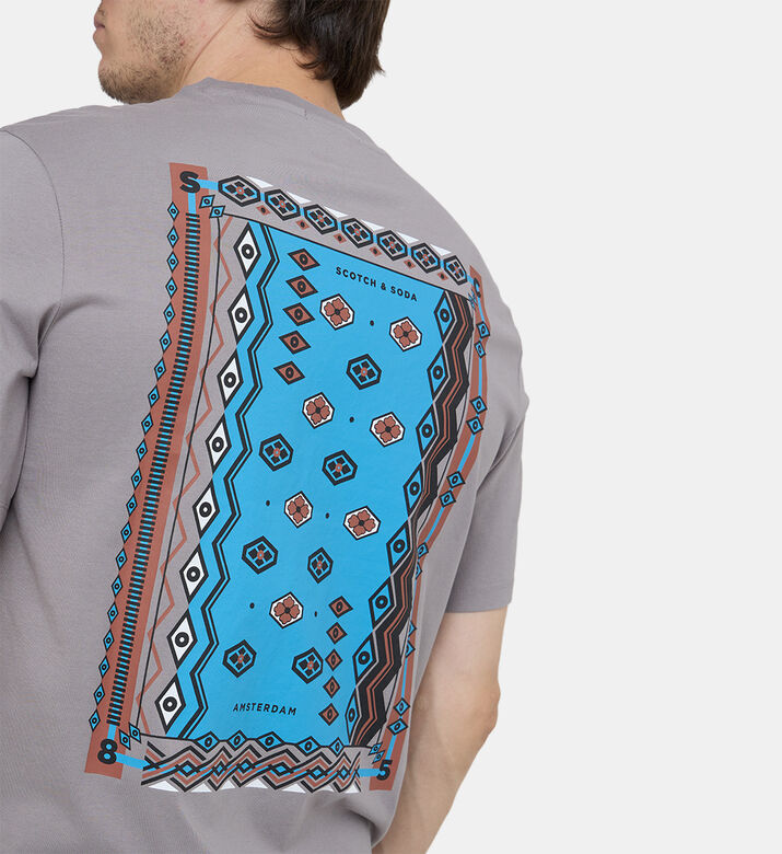 Artwork Printed Cotton T-shirt