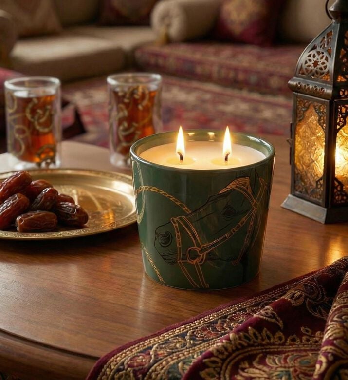 Silsal Fares Arabic-inspired Design Candle 1, Packshot View