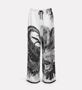 The Attico Abstract-print Button Closure Pants, Packshot View