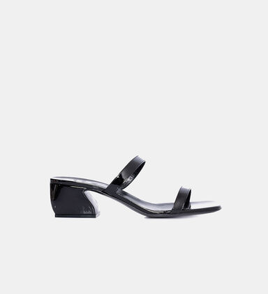 Double Strap Open-toe Mules