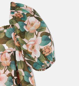 Cotton Liberty-print Mini Dress