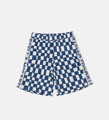 All-over Checkered Print Shorts