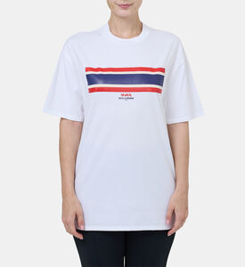 تيشيرت قطن بطبعة متباينة