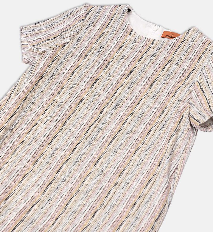 Stripe Shimmering Lurex Knit Dress