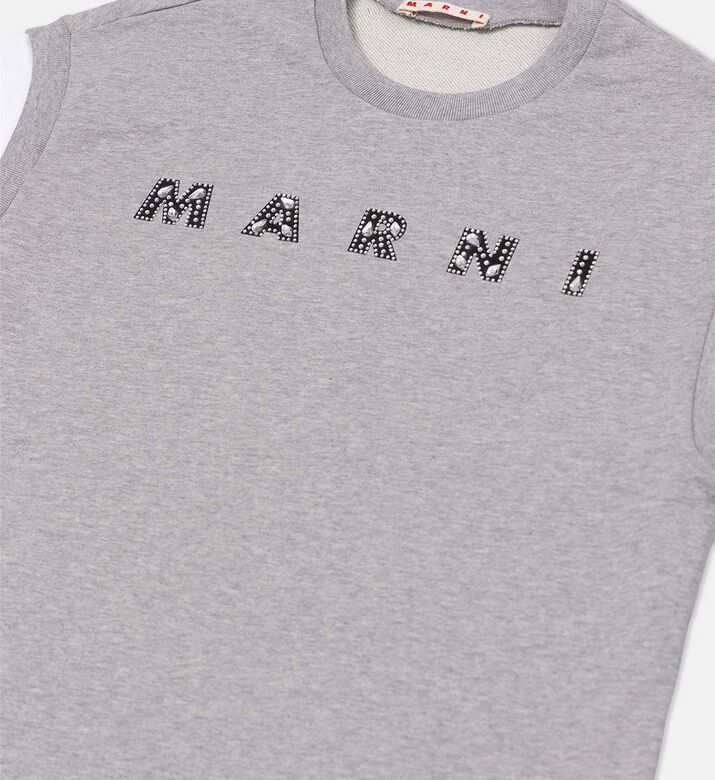 Logo Applique Dress Logo Applique Dress