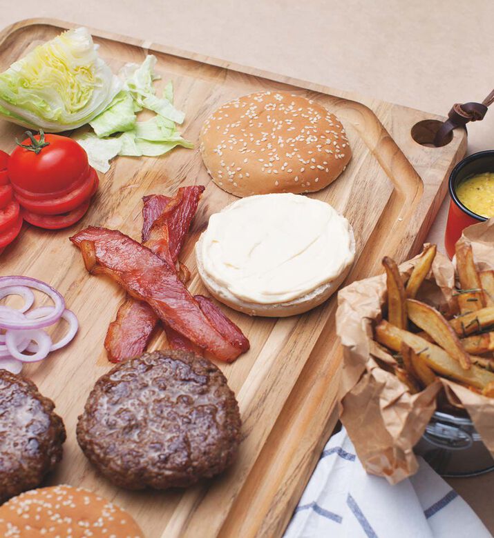 Tramontina Teak Wood Rectangular Barbecue Board, Packshot View