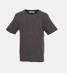 Sajesse Stripped Crewneck T-shirt
