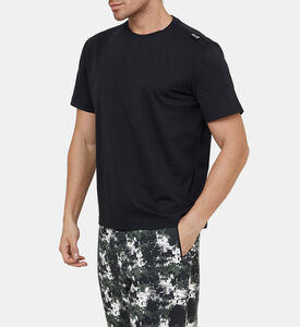 تيشيرت قطن بياقة عادية بلوغو