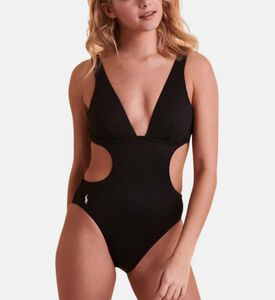 قطع مفتوحة الظهر ملابس السباحة قطعة واحدة