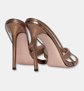 Gedebe Chrissy Rhinestone Embellished Slingback Sandals, Brown, Eu-40, Packshot View