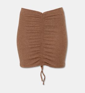 Reborn Plush Faux Suede Mini Skirt, Packshot View