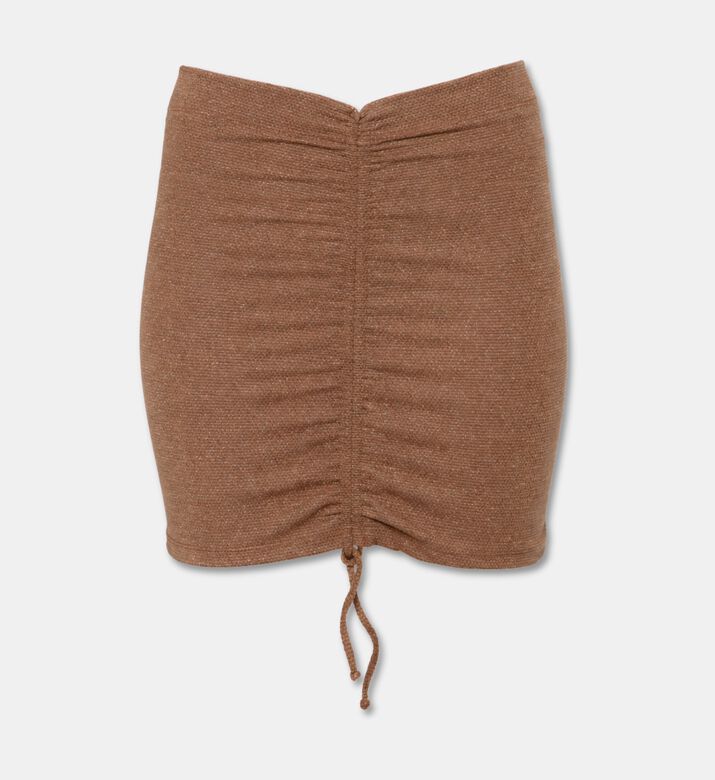 Reborn Plush Faux Suede Mini Skirt, Packshot View