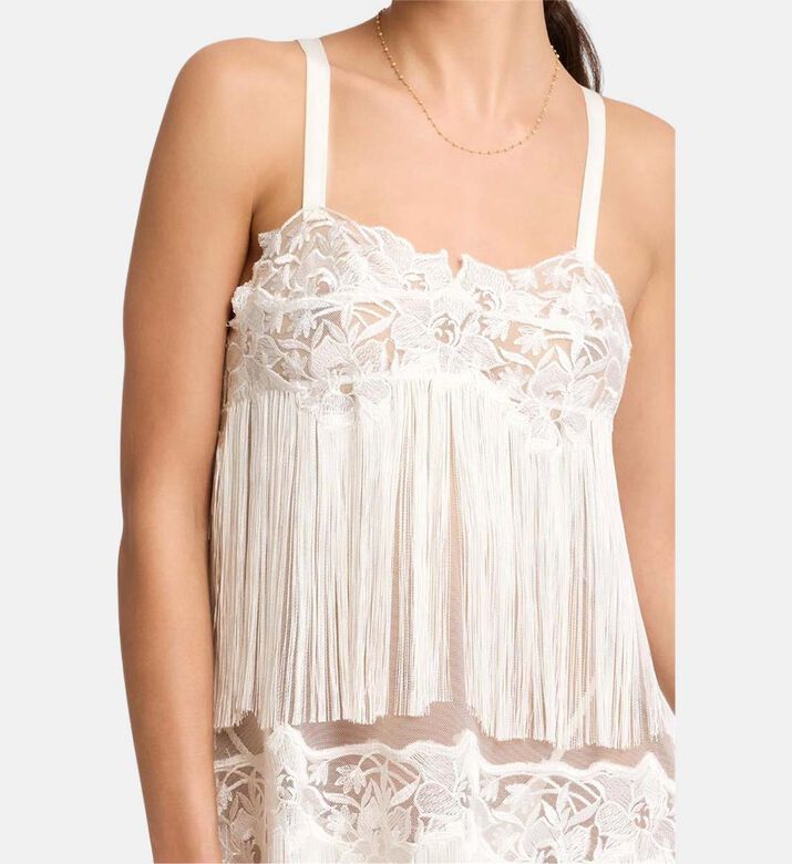 Camille Floral-embroidery Chemise