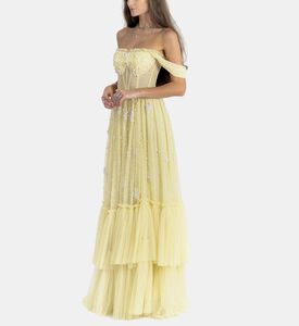 Corset Tulle With Pearl Embelishment